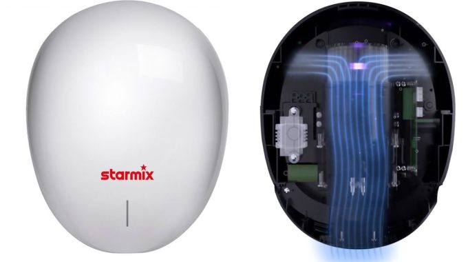 New Starmix Hand Dryer For Clean Air And All-round Protection Against Viruses